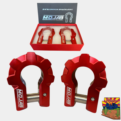 3/4'' Extreme duty Aluminium Shackle set (9T).