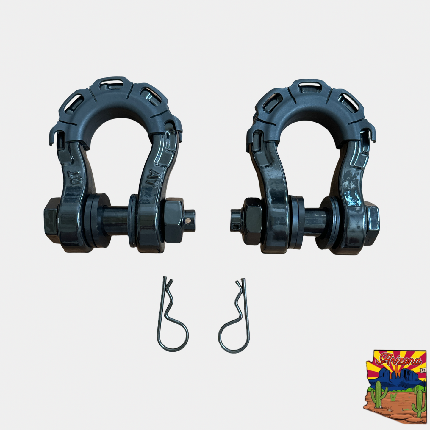 3/4” Forged Steel D-shackle set (8T) (LIFE TIME WARRANTY*)