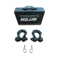 3/4” Forged Steel D-shackle set (8T) (LIFE TIME WARRANTY*)