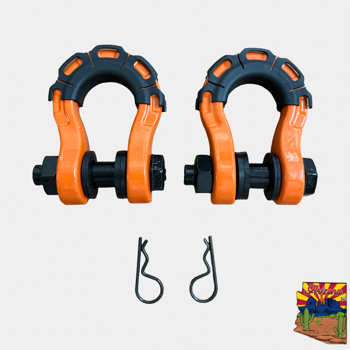 3/4” Forged Steel D-shackle set (8T) (LIFE TIME WARRANTY*)